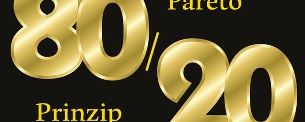 La loi de Pareto : 20% de nos activités produisent 80% de nos résultats